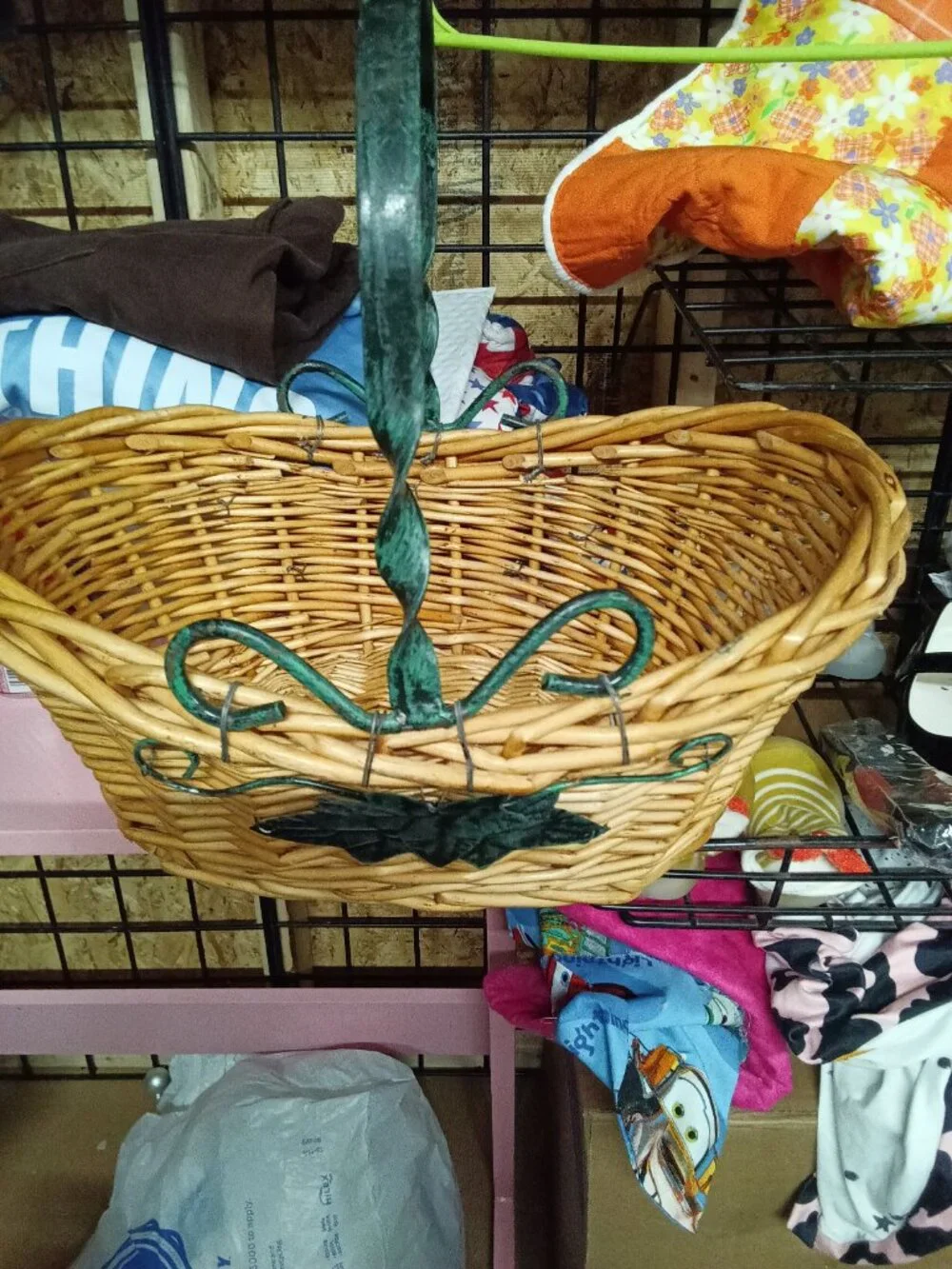 No Label wicker basket